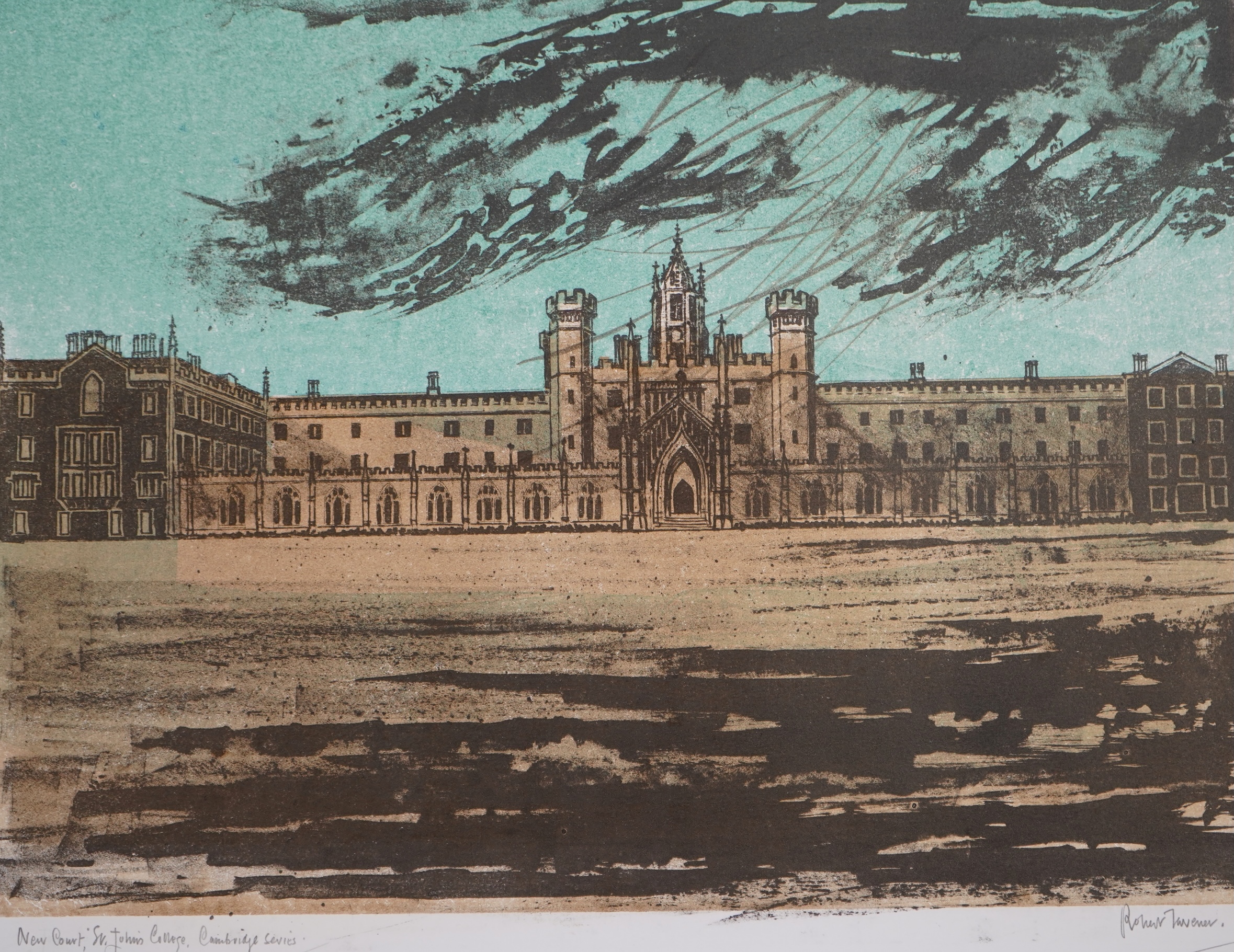 Robert Tavener RE, 1920-2004, 'New Court, St John's College (Cambridge Series)'